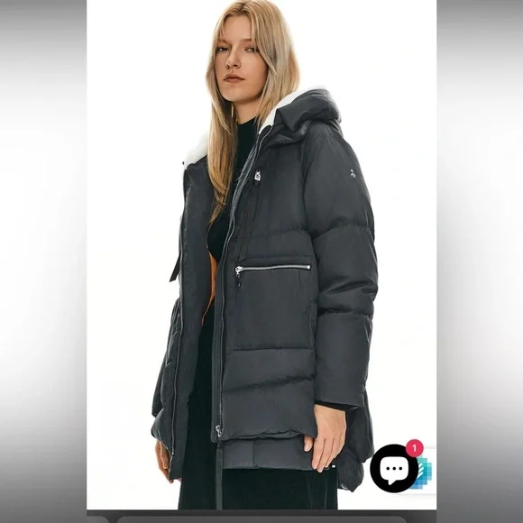 Women's Black 092 Universe® Women's Thickened Down Jacket - Picture 1 of 9